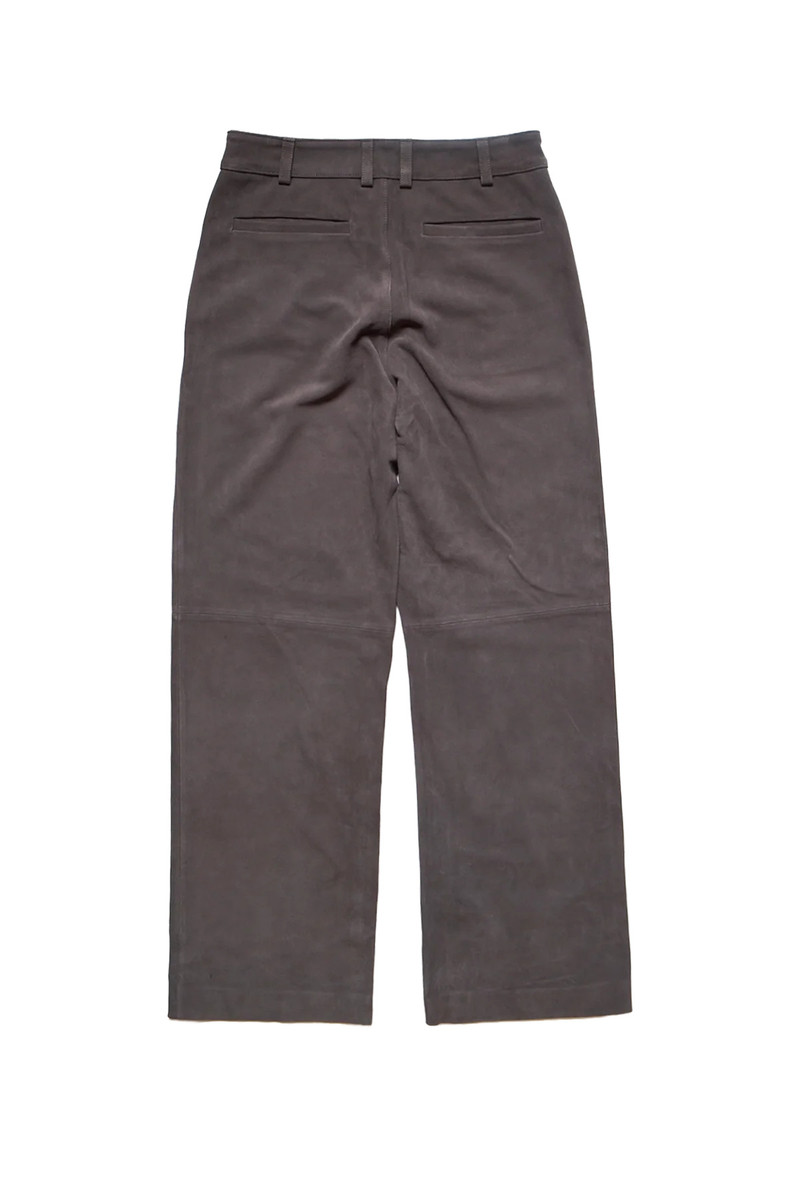 entire studios Entire Studios Leather Straight Leg Pant Loden outlook