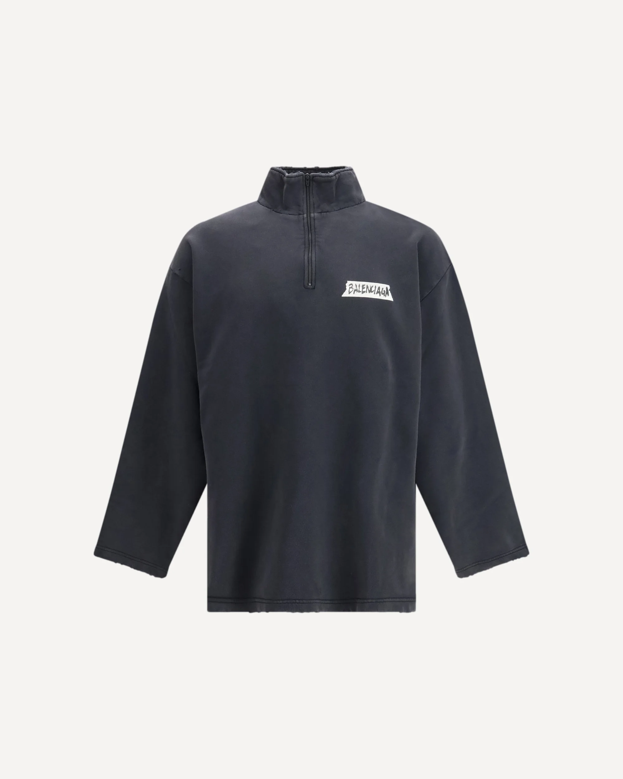 Distressed zipped Sweatshirt - 1