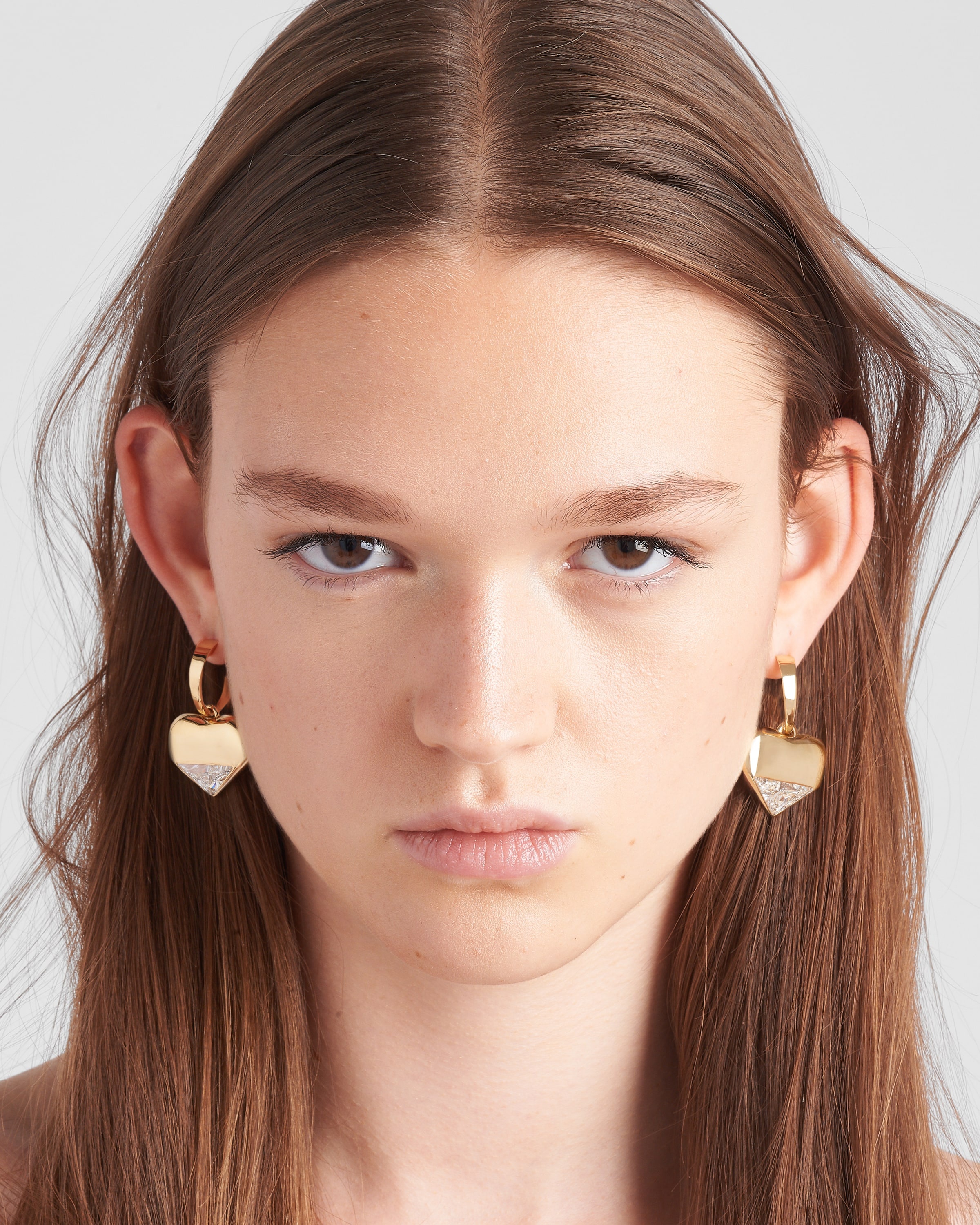 Eternal Gold pendant earrings in yellow gold and laboratory-grown diamonds - 4