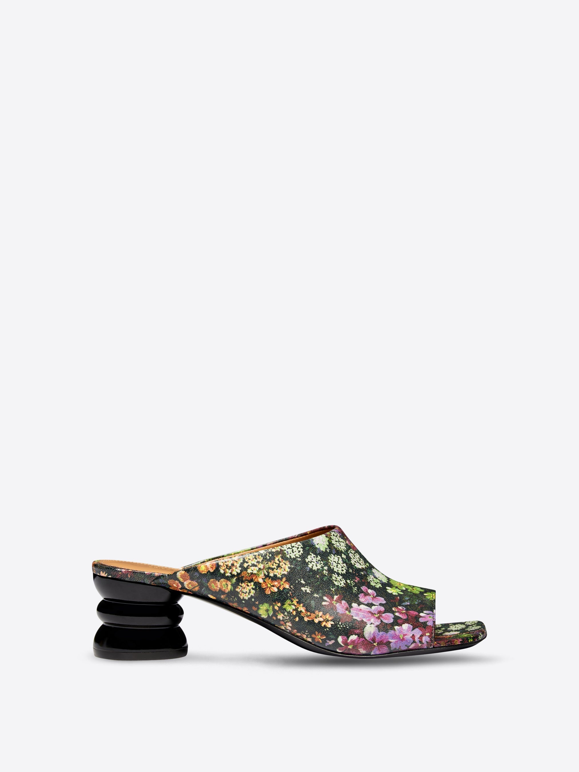 FLORAL MULE SANDALS - 2