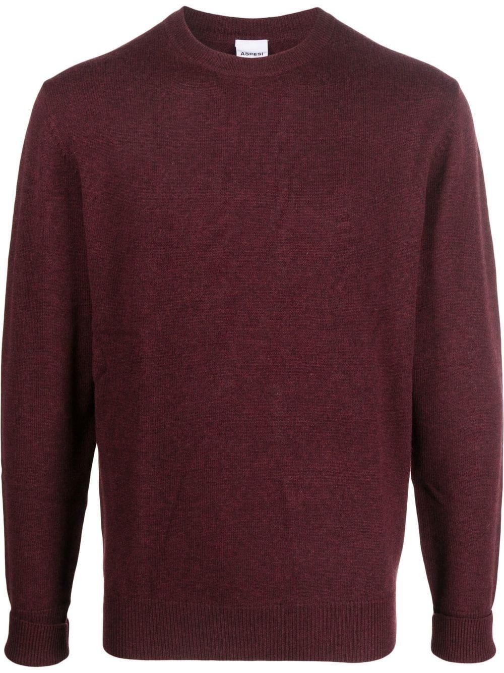 crew-neck long-sleeve jumper - 1