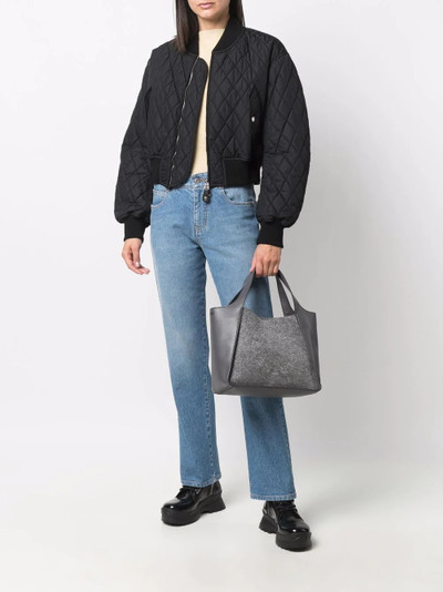 Stella McCartney Stella Logo felt tote bag outlook