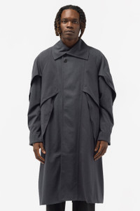 ジャケット・アウター Kiko Kostadinov 23aw OVID COAT grey 46 Kiko Kostadinov Ovid Coat in Grey | notreshop | REVERSIBLE