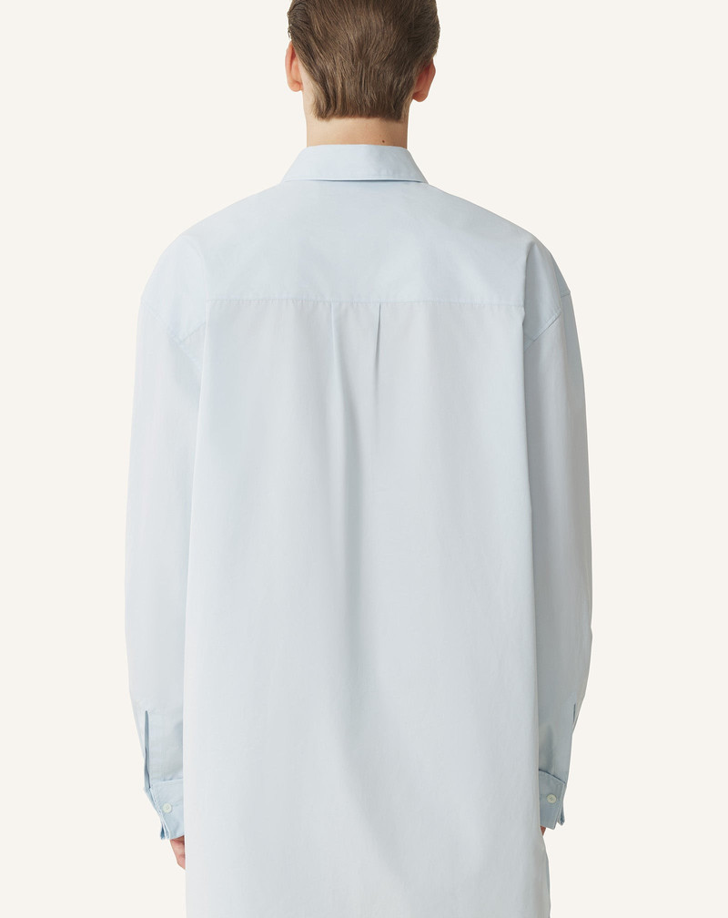 COTTON POPLIN BIB FRONT SHIRT 4
