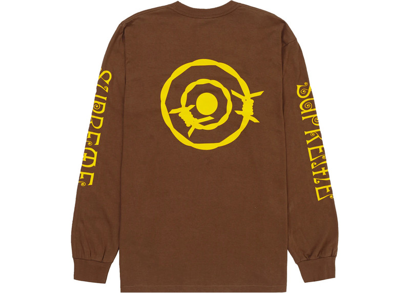 Supreme Supreme SOUTH2 WEST8 L/S Pocket Tee Brown outlook