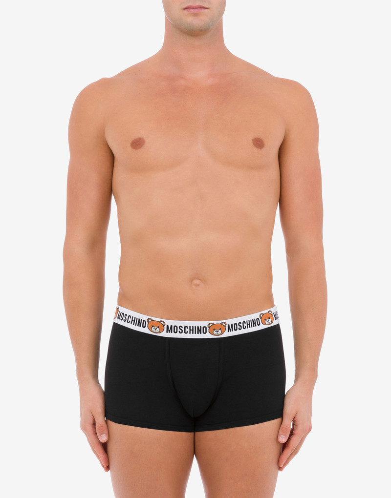Moschino TEDDY ELASTIC BAND SET OF 2 BOXERS outlook