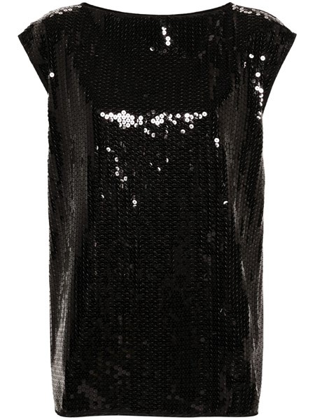 Sleeveless top with sequins - 1