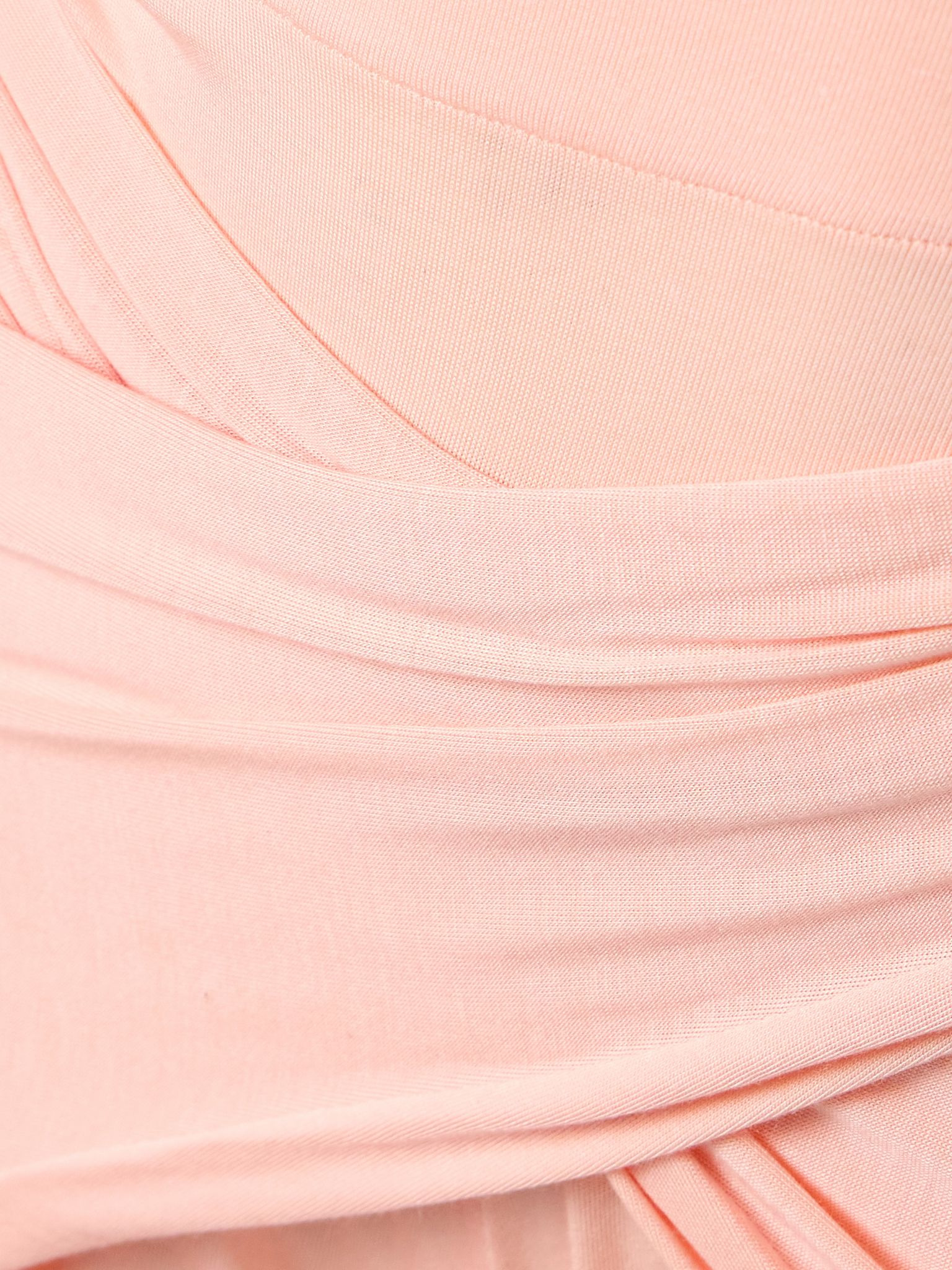 Elephant wrap-effect draped stretch-jersey wide-leg pants Blush - 4