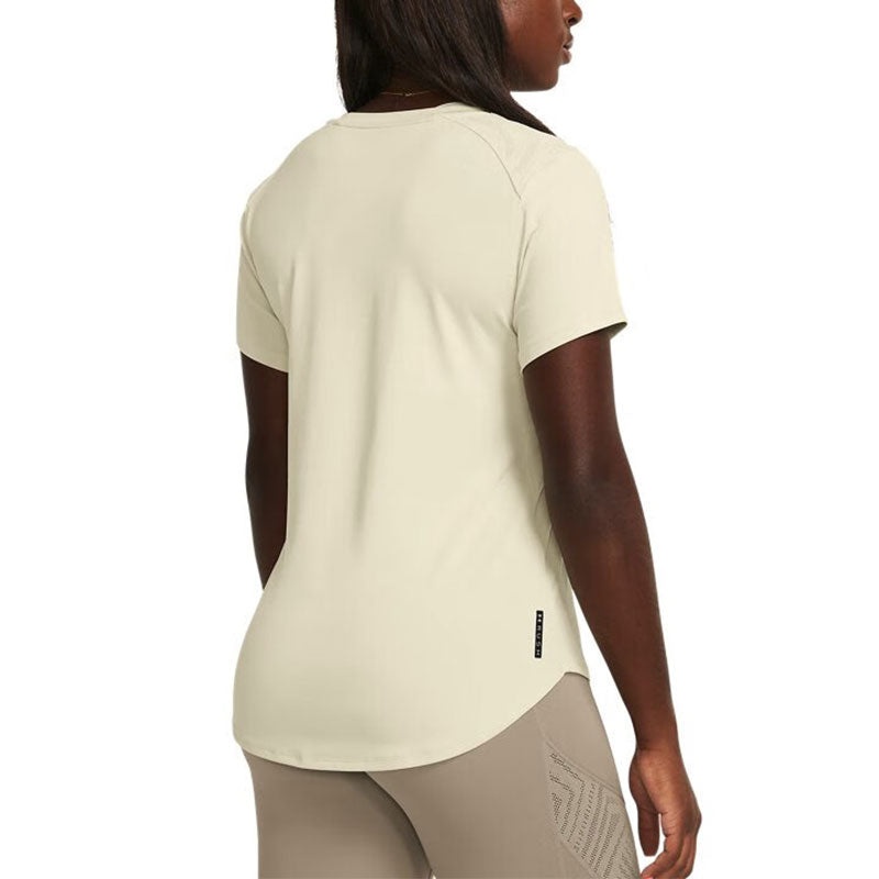 (WMNS) Under Armour Vanish Elite Vent T-shirt 'Beige' 1383638-273 - 4