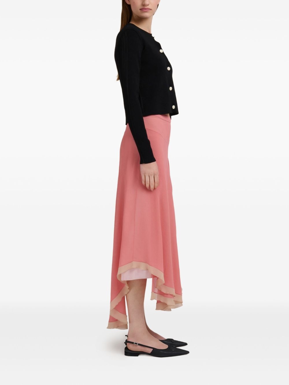 button-front long-sleeve cardigan - 3