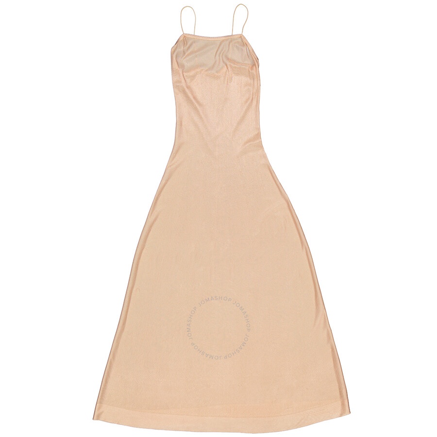 Alaia Ladies Rose Spaghetti Straps Midi Slip Dress - 4