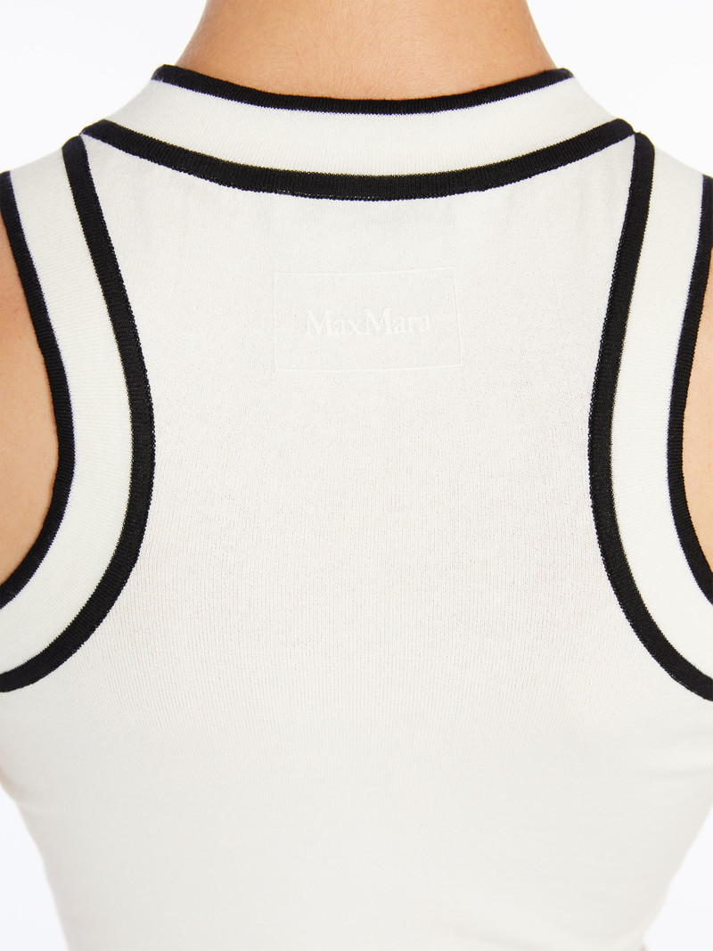 RUGGERO Cotton yarn crop top 5