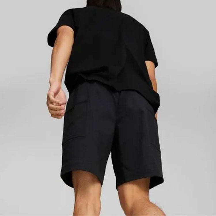 PUMA Logo Downtown Shorts 'Black' 537728-01 - 4