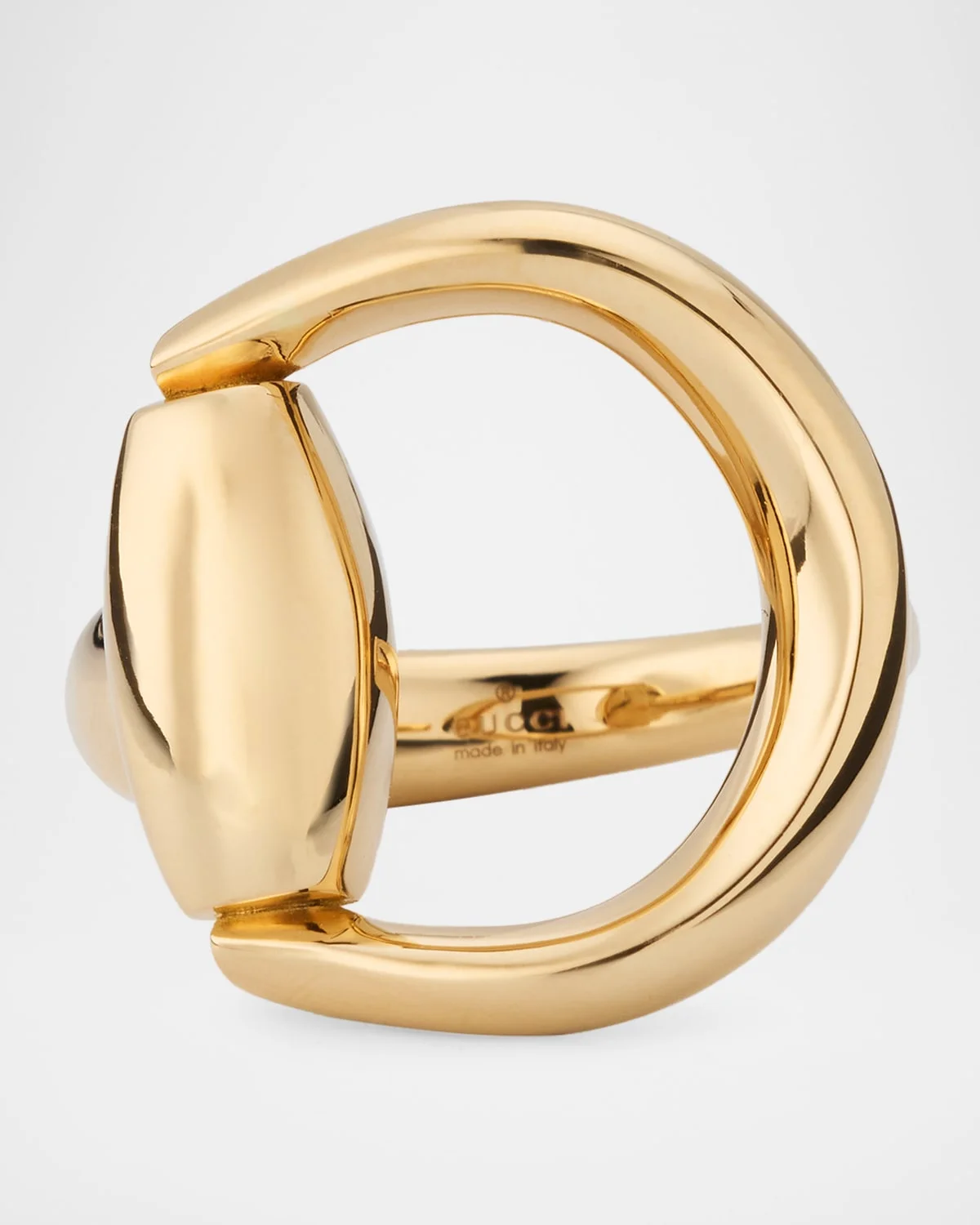 Horsebit 18K Yellow Gold Ring - 1