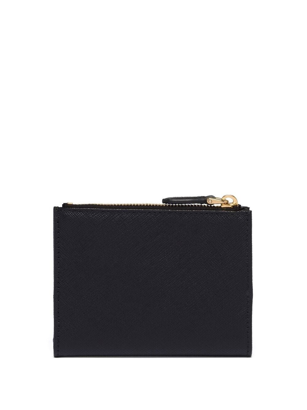 triangle-logo Saffiano leather wallet - 2
