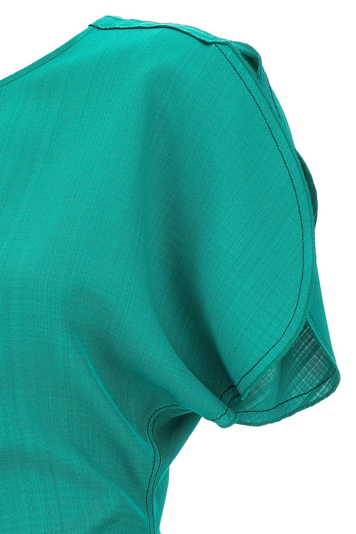 'Gathered Waist Midi' dress - 5
