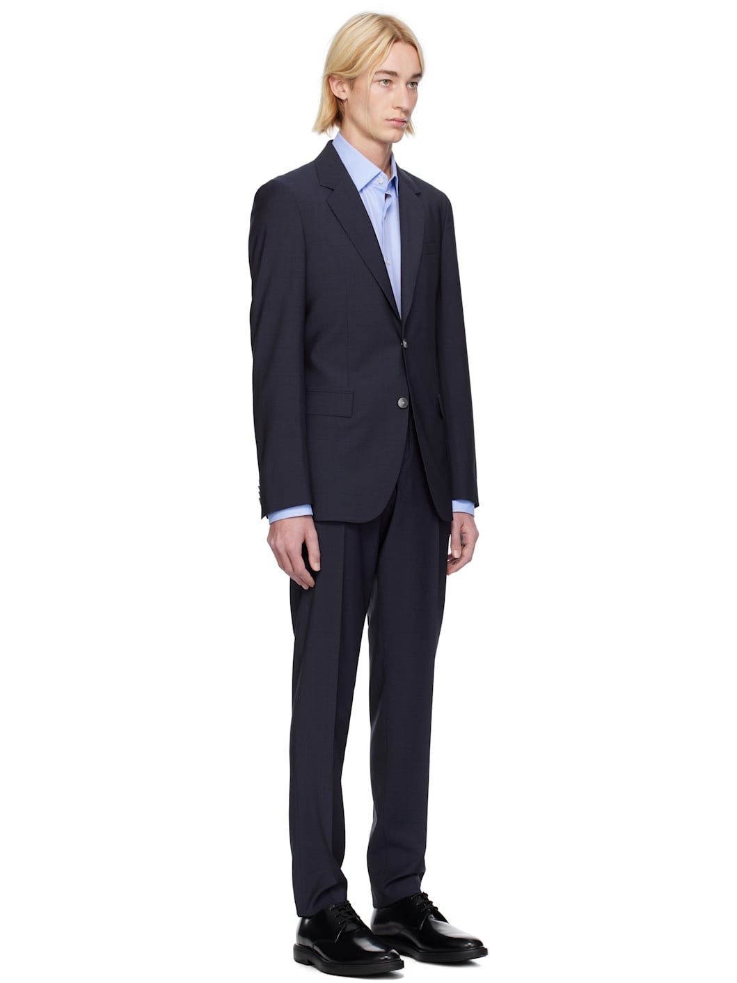 Blue Slim-Fit Suit - 2