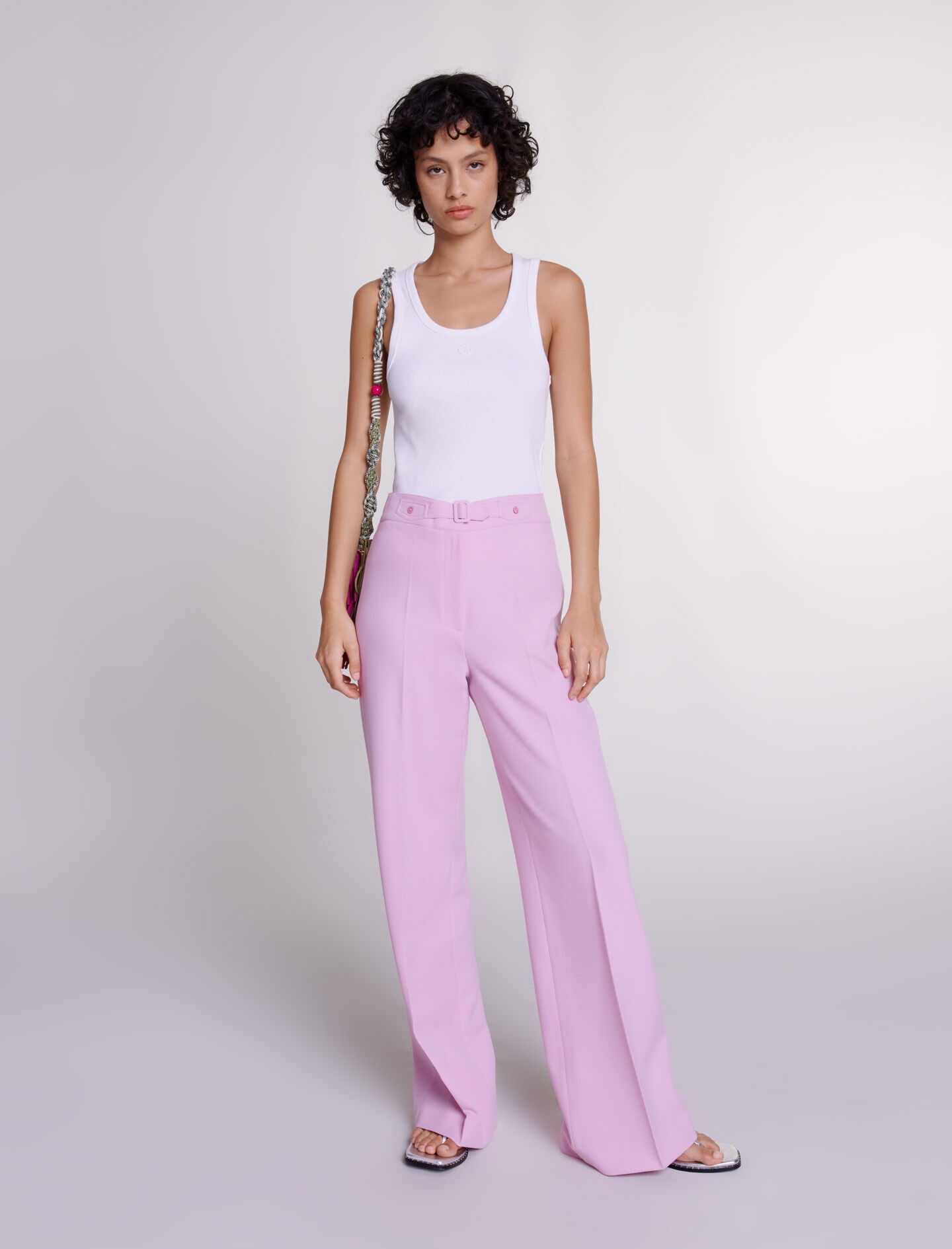 Wide-leg suit trousers - 2