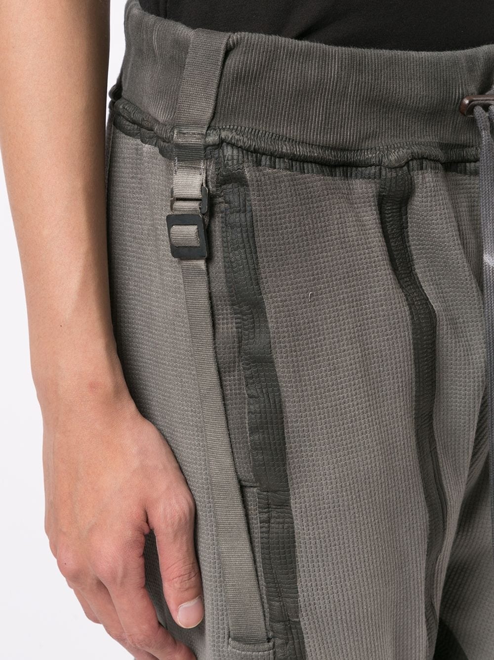 seam-detail drawstring track pants - 5