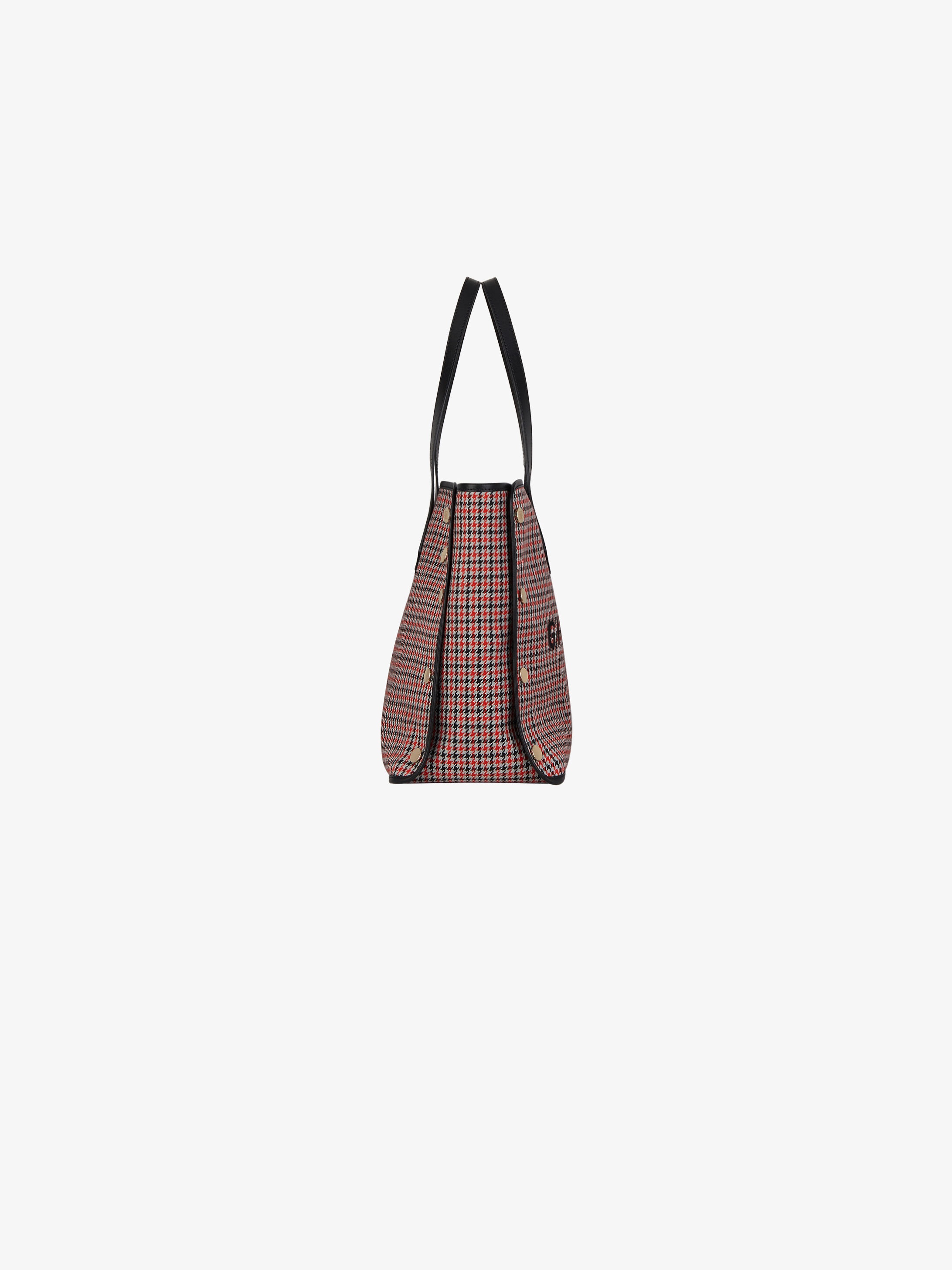 Medium Bond shopper in houndstooth wool - 3