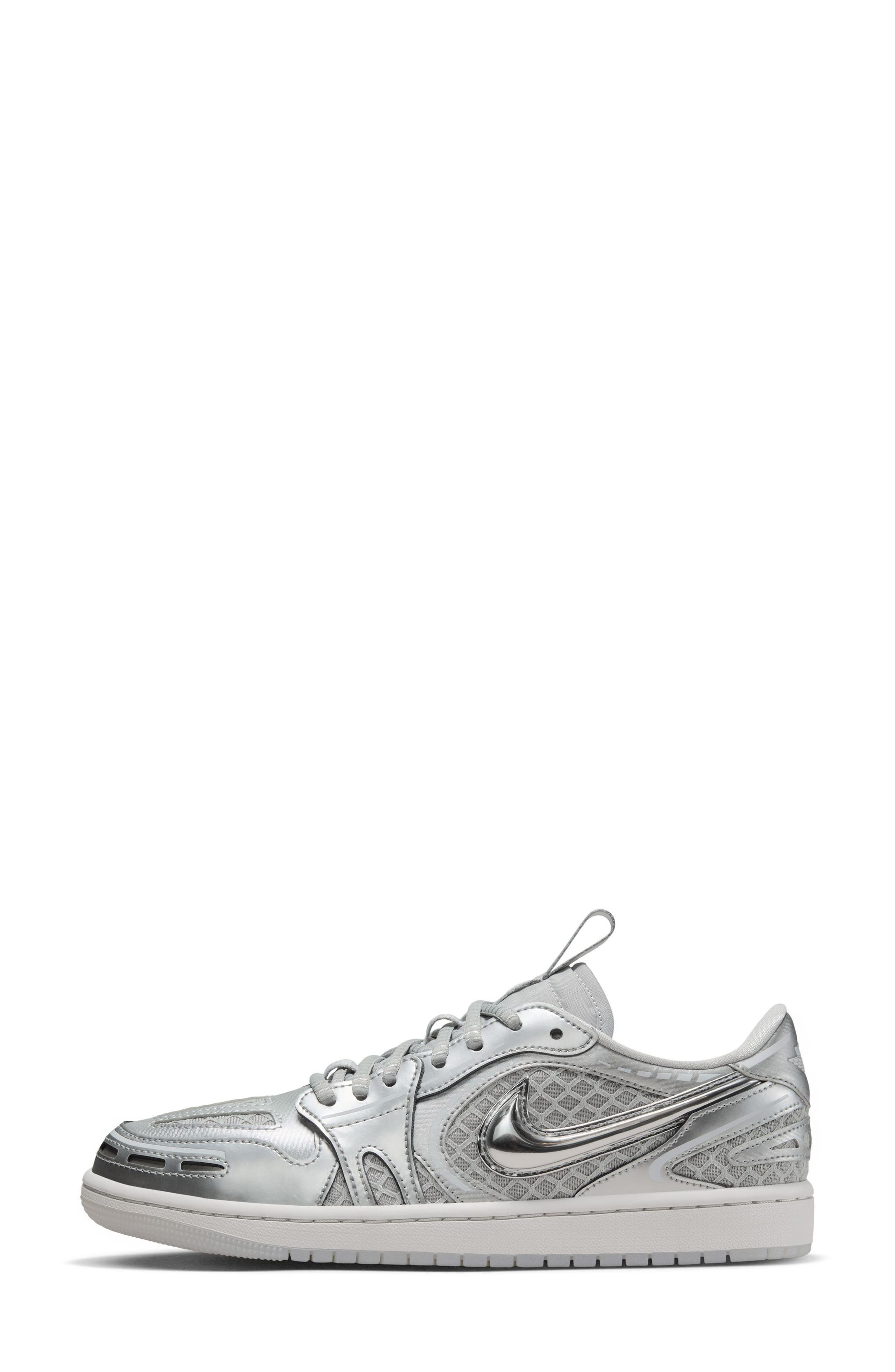 Air Jordan 1 Low Method of Make Sneaker in Neutral Grey/Metallic Silver at Nordstrom - 2