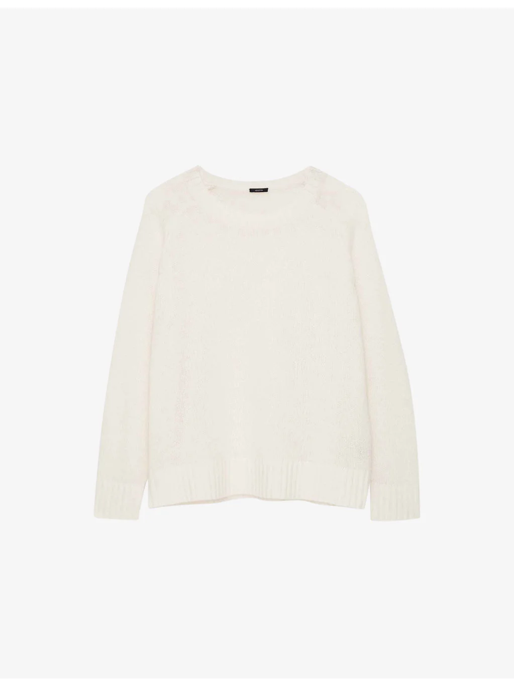 Round-Neck Long-Sleeve Cashmere Jumper - 1