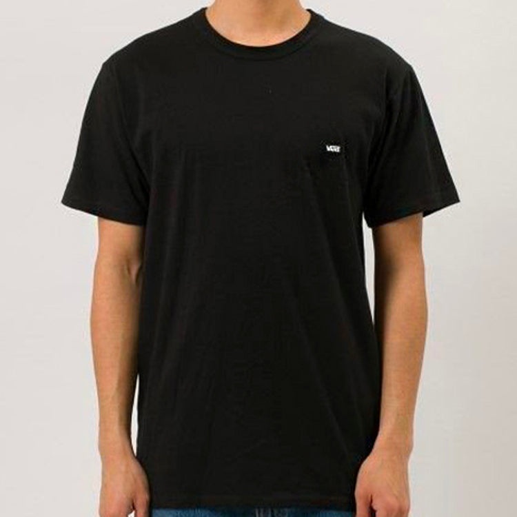 Men's Vans Off The Wall Tee Minimalistic Logo Short Sleeve Black VN0A49R7BLK - 3