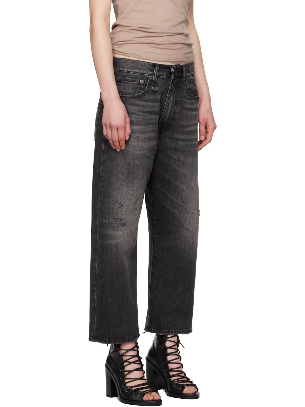 Black X-Boyfriend Jeans - 2