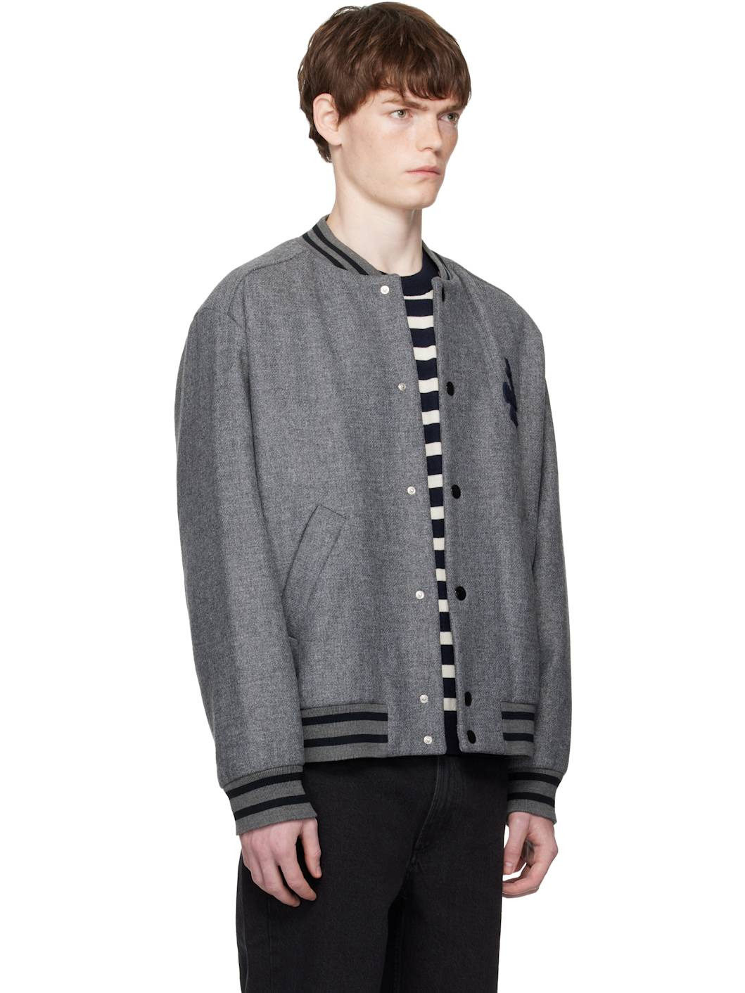 Gray Micka Bomber Jacket - 2