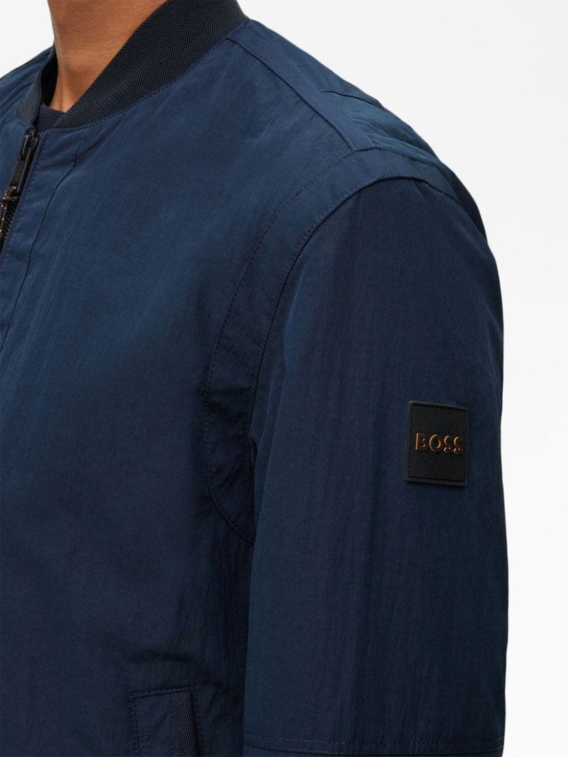 Othmar logo-patch bomber jacket 5