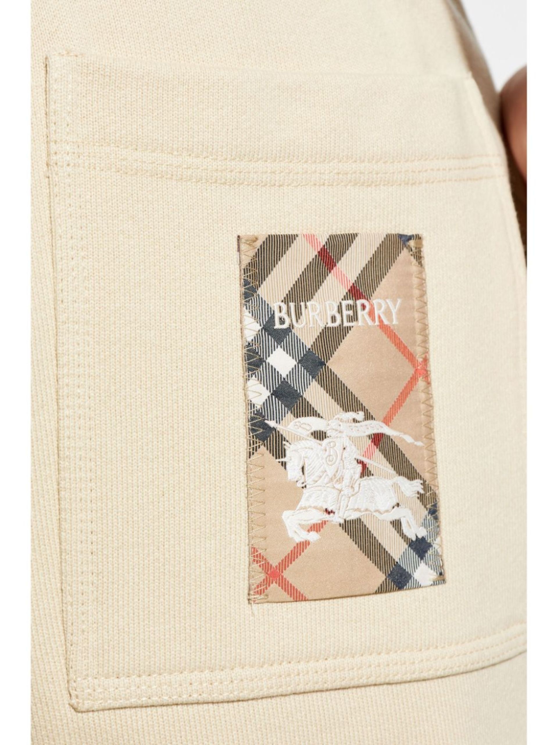 Check Label Track Pants - 5