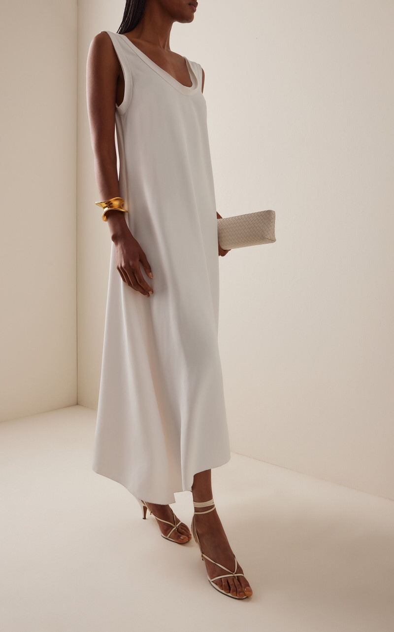 FFORME Renelle Twill Maxi Dress white outlook