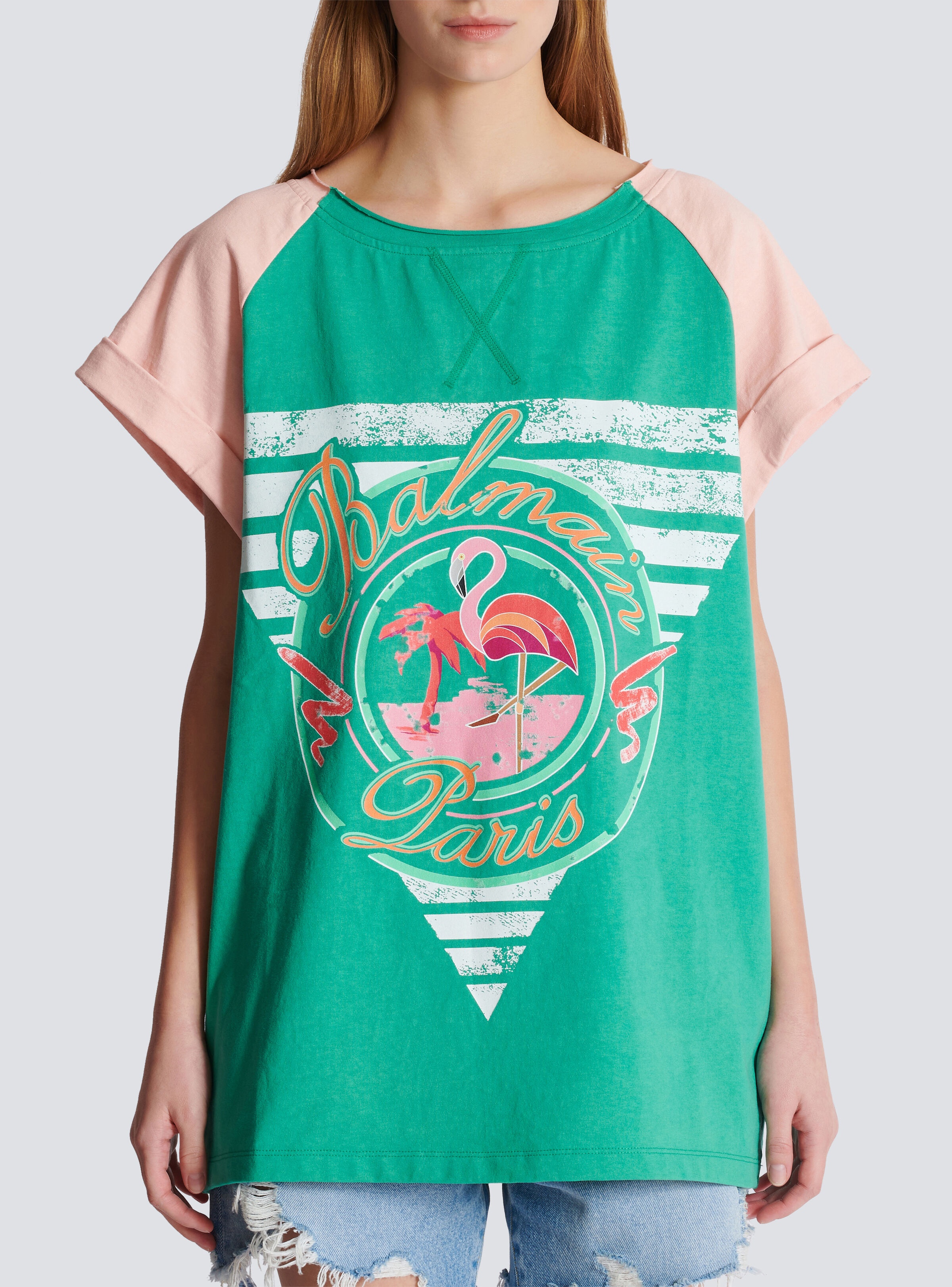 Balmain Flamingo T-shirt - 5