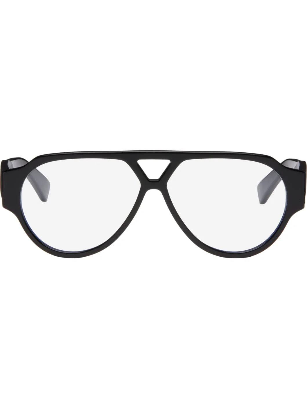 Black Soft Aviator Glasses - 1