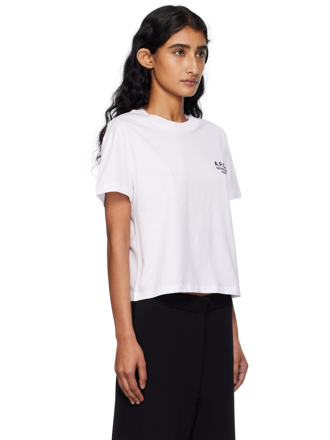 White Boxy 'Rue Madame' T-shirt - 2