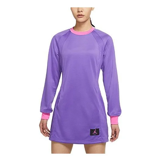 (WMNS) Air Jordan Long-Sleeve Dress 'Purple' DA1535-511 - 1