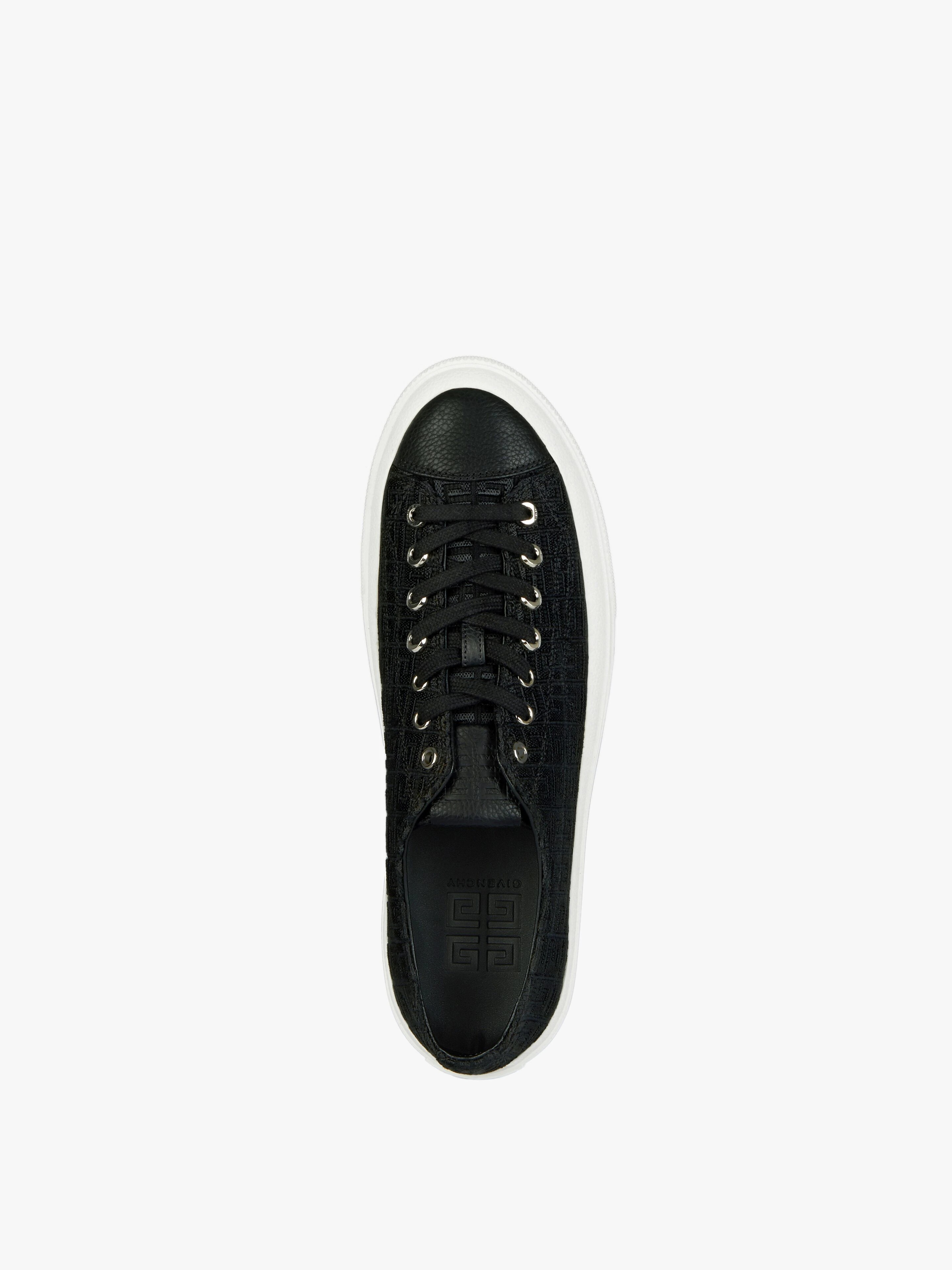 CITY SNEAKERS IN 4G EMBROIDERED CANVAS - 4
