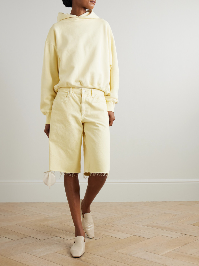 SLVRLAKE Cinch Cotton-jersey Hoodie outlook