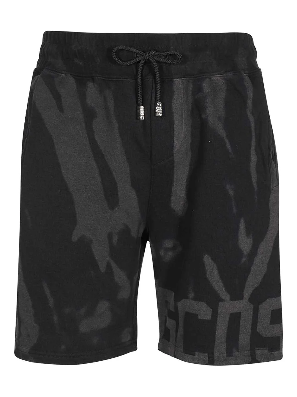 logo-print track shorts - 1