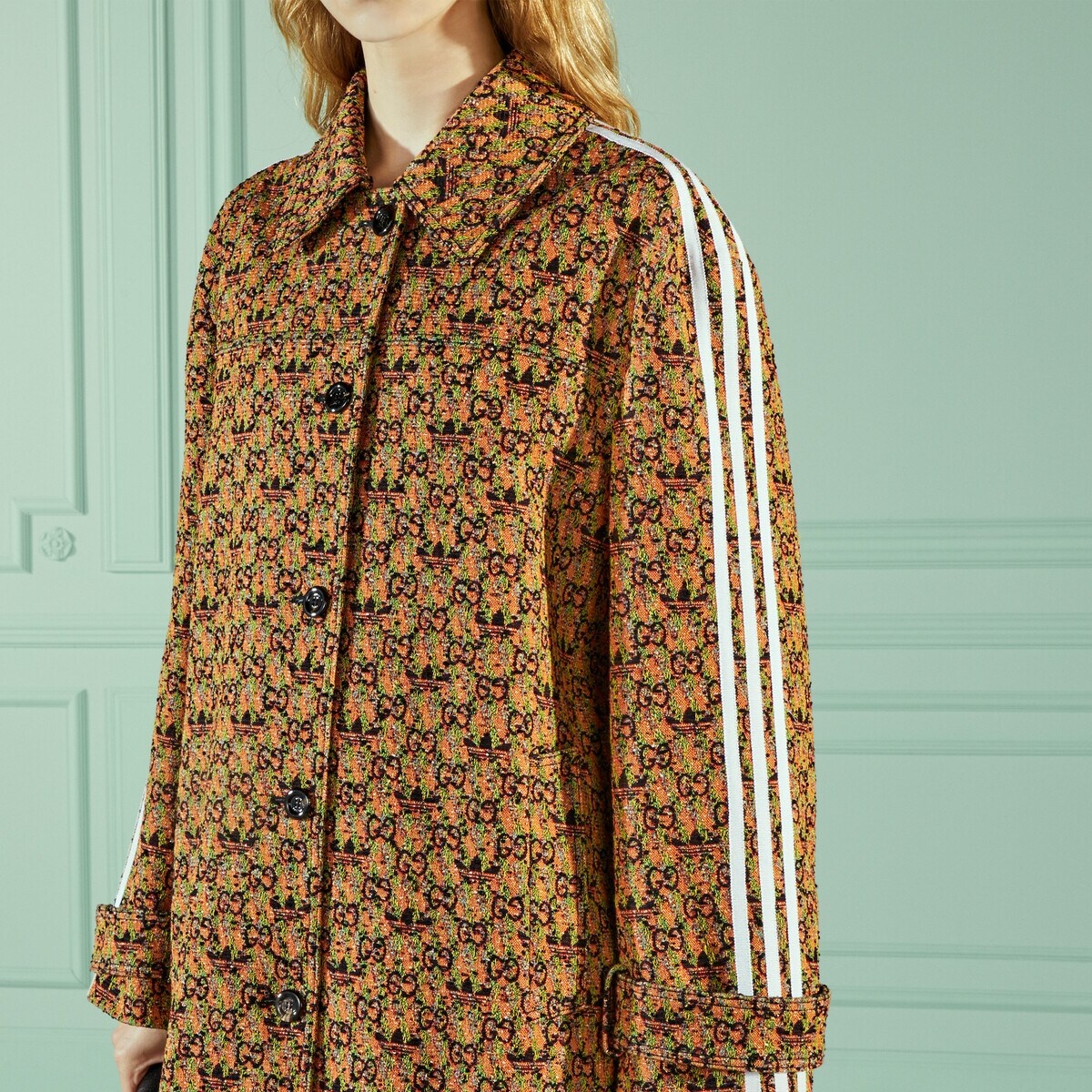 adidas x Gucci GG Trefoil coat - 4