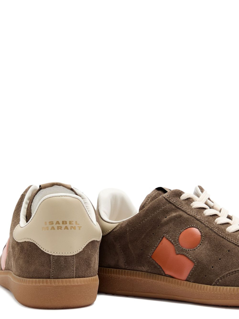 Bryce suede  leather-panel sneakers - 3