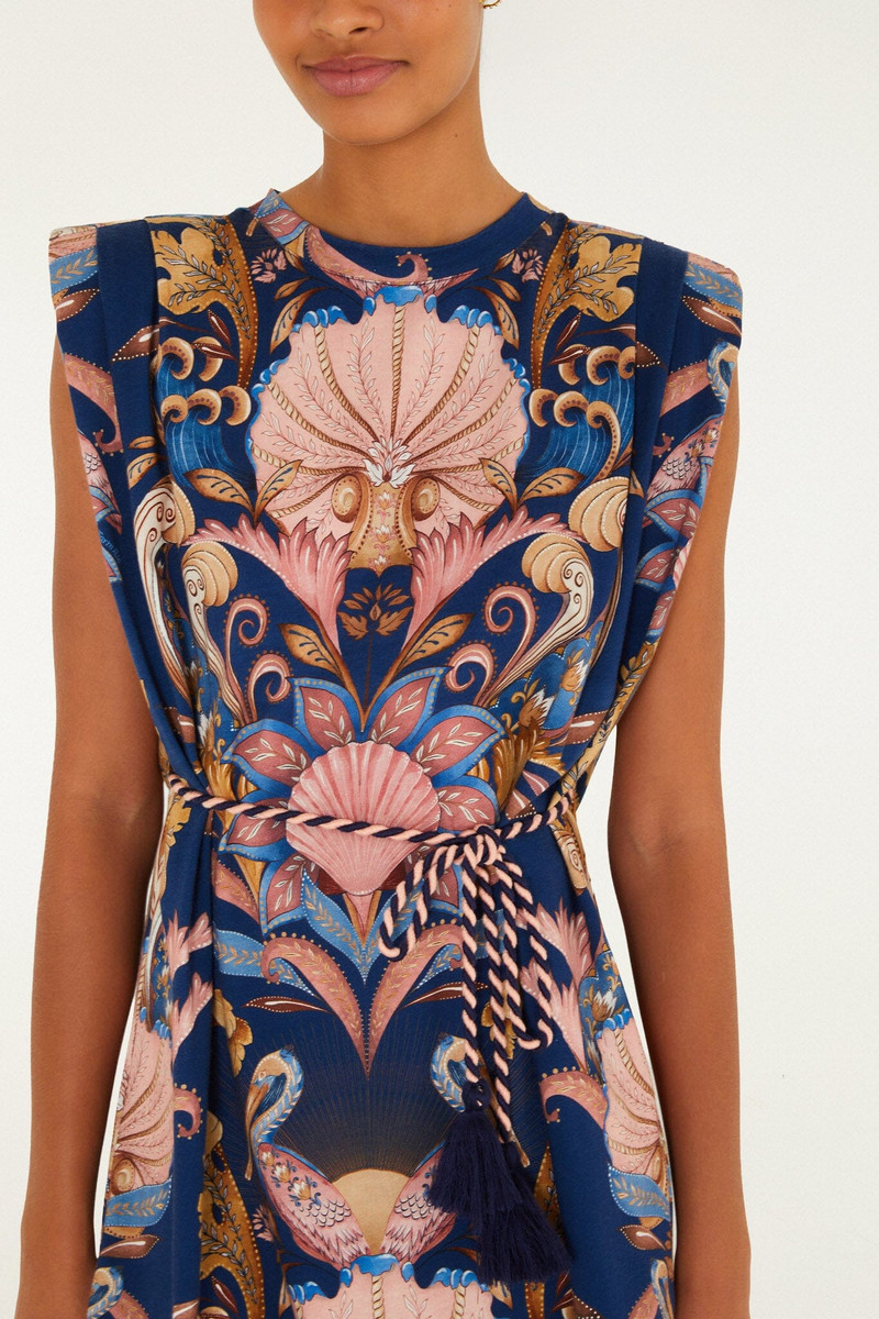 FARM RIO Boho Beauty Mini T-Shirt Dress outlook