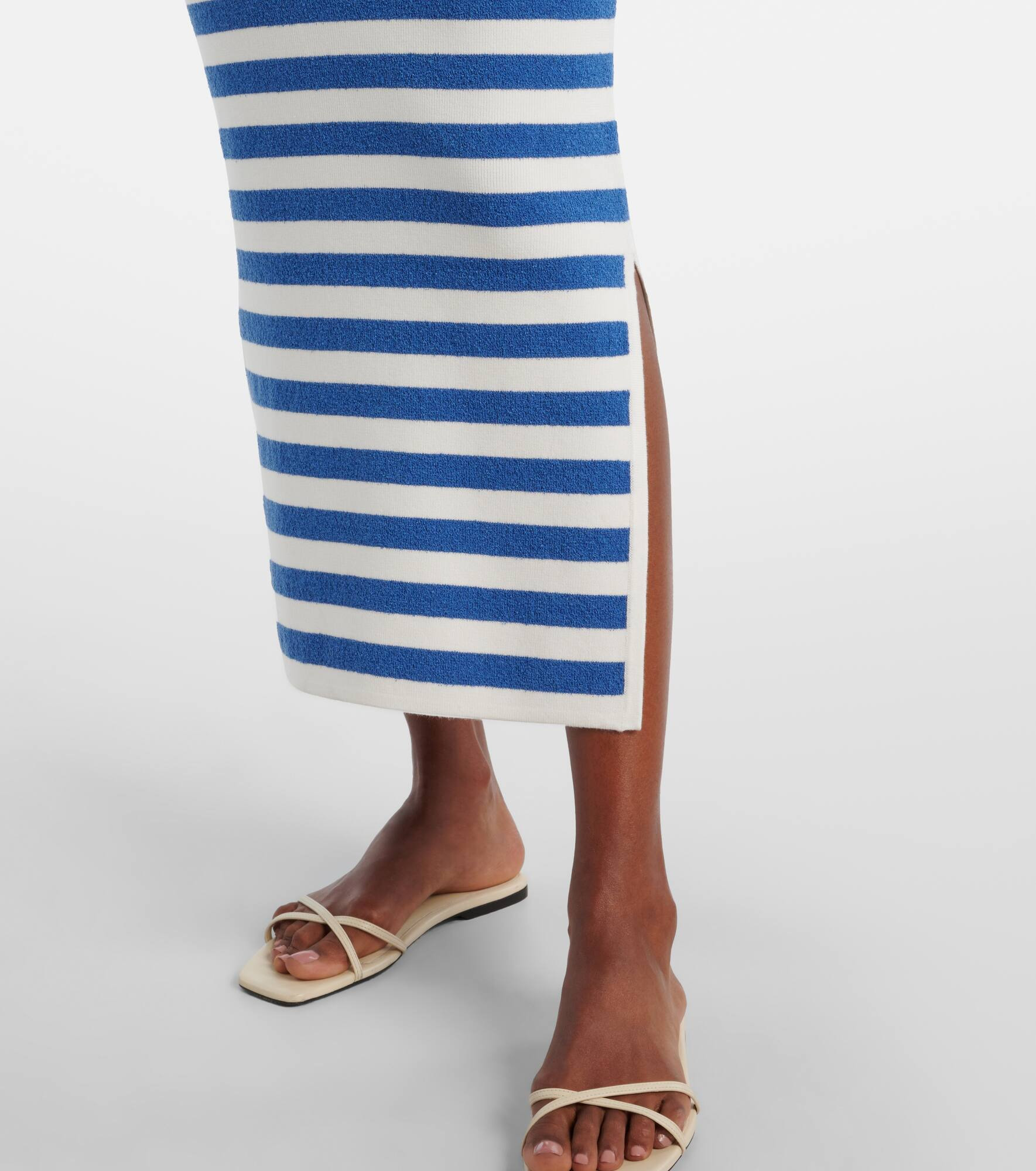 Ari striped knitted maxi dress - 5