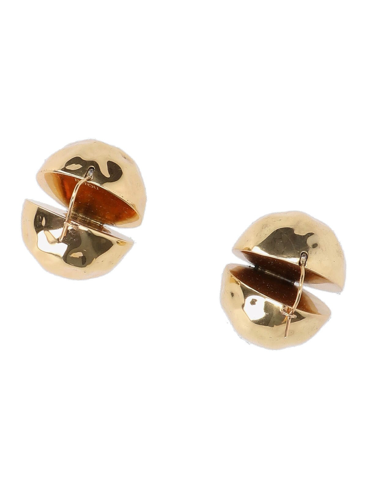 HAMMERED SPHERICAL EARRINGS - 3