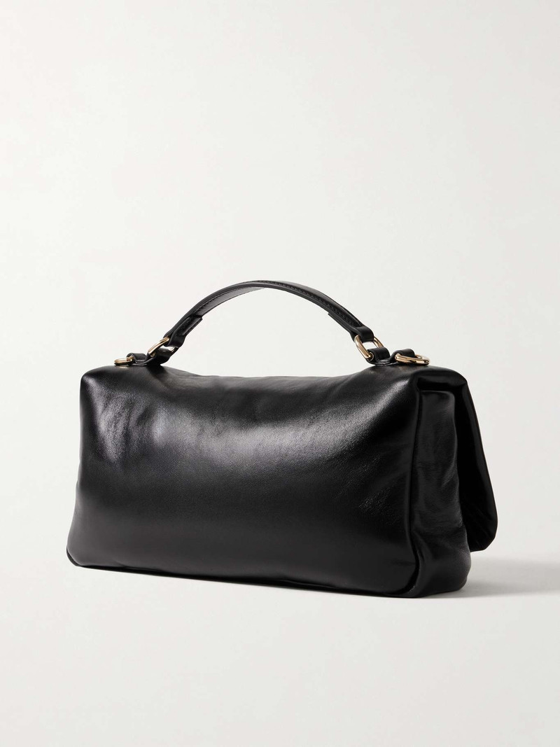 GG Milano padded leather shoulder bag Black 3
