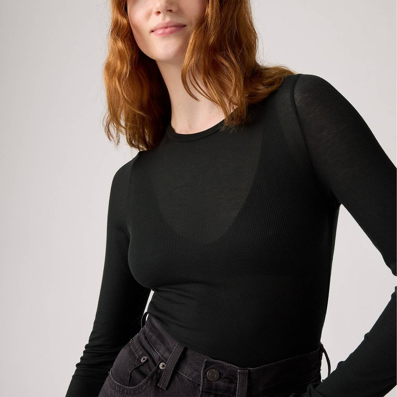 SHEER LONG-SLEEVE LAYERING TOP 5
