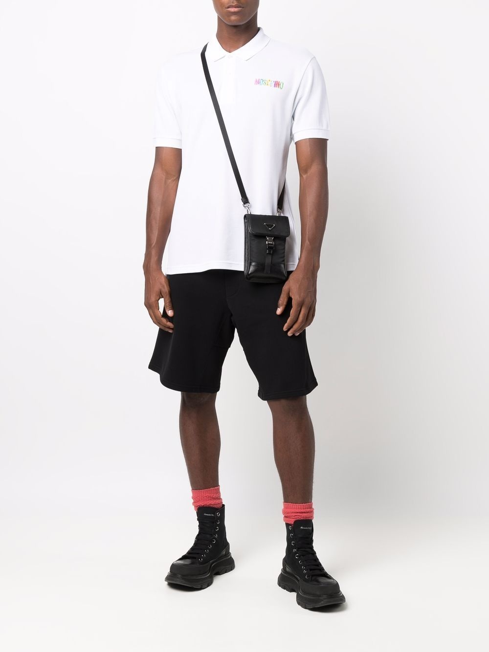 logo-plaque track shorts - 3