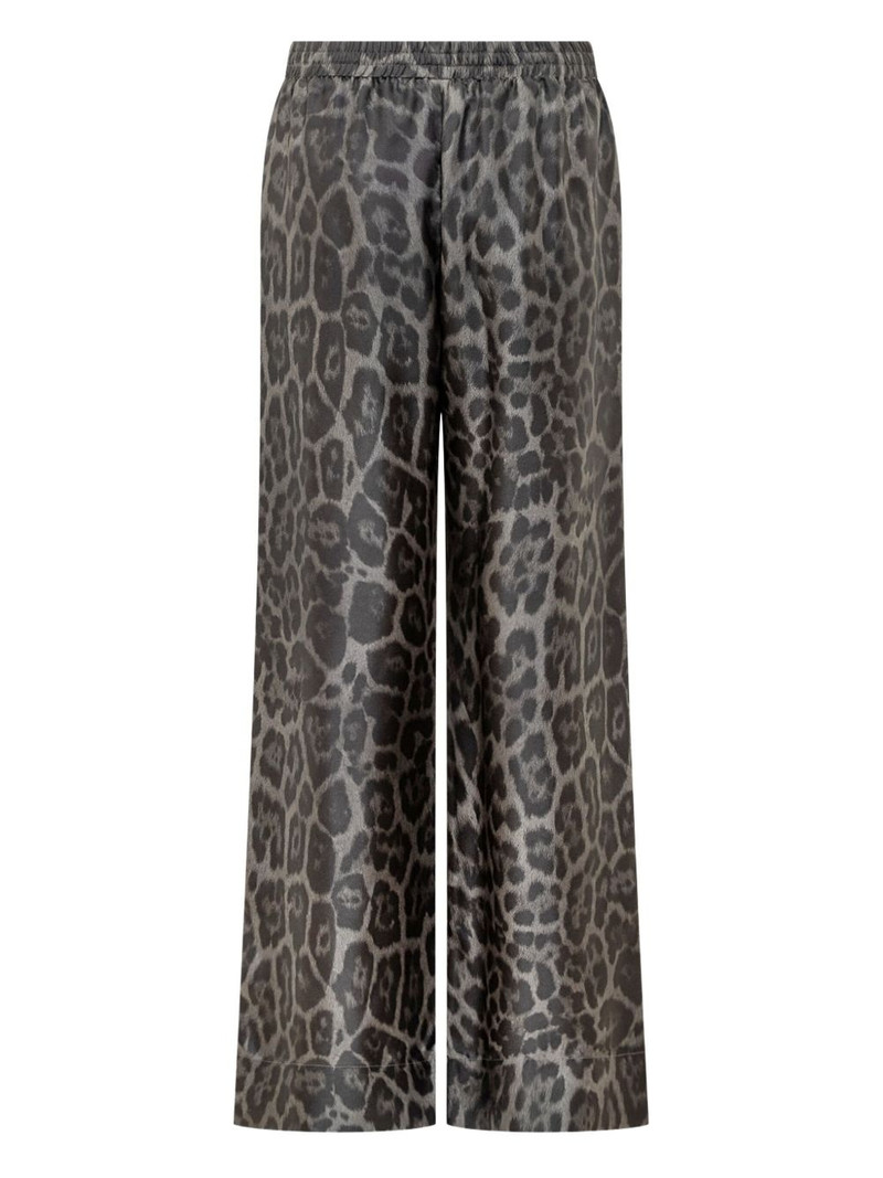 Stella McCartney leopard-print drawstring trousers outlook