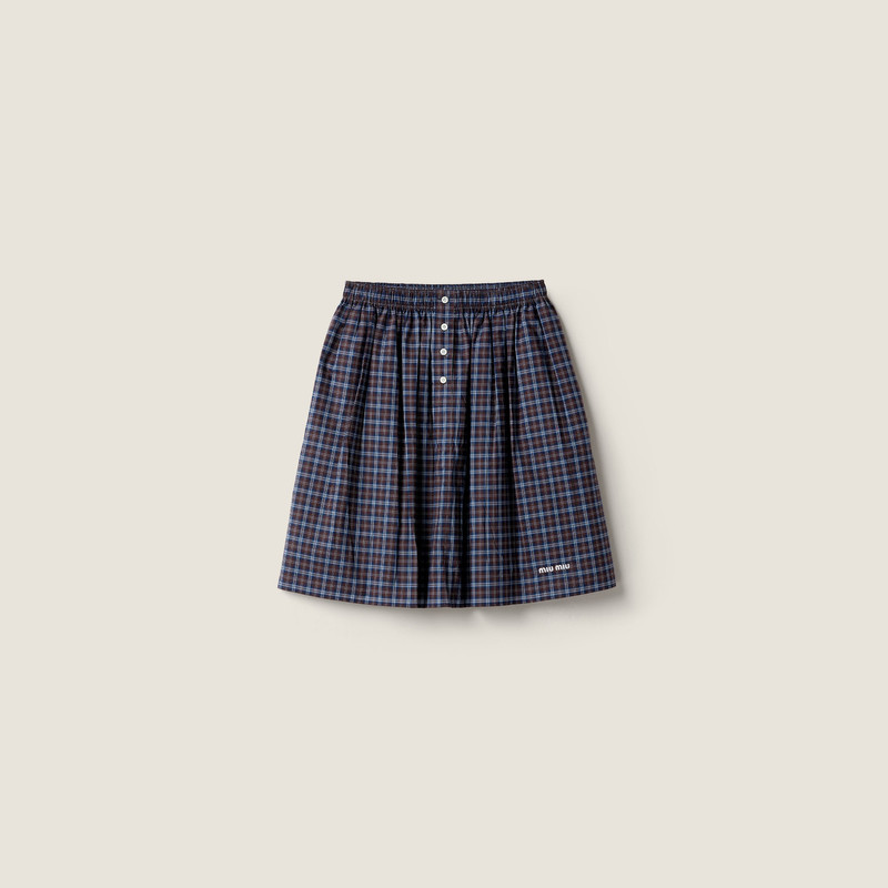Plaid skirt 1