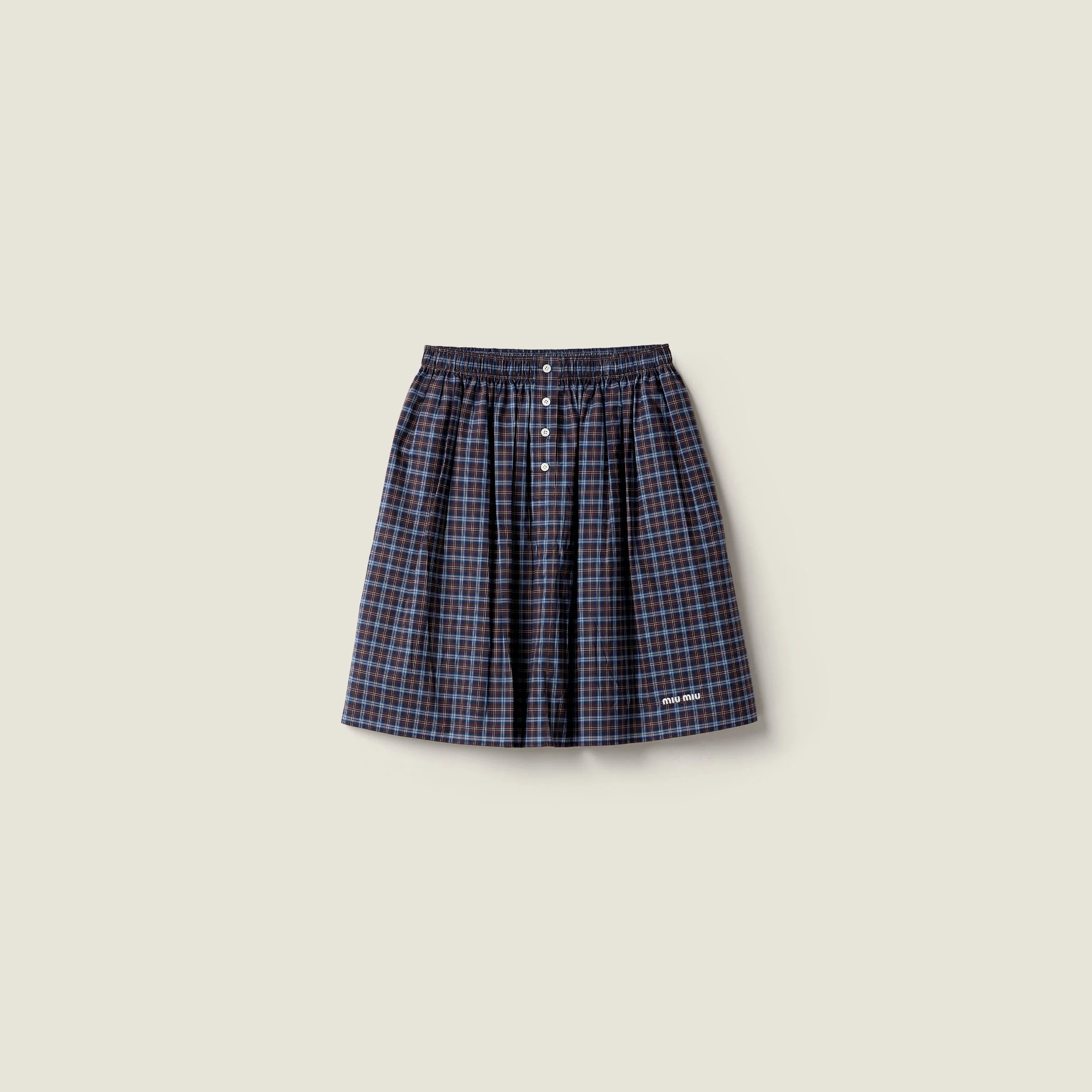 Plaid skirt - 1